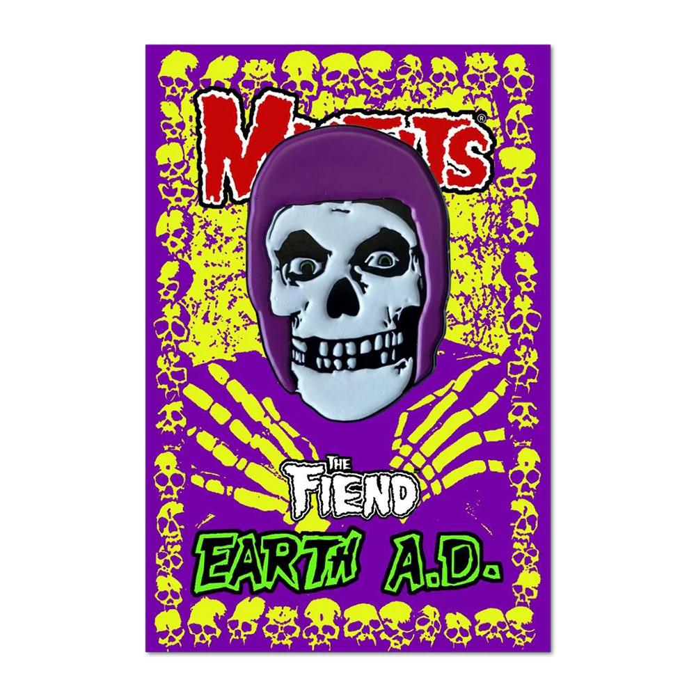 Misfits Fiend Glow-in-the-Dark Ltd Ed Throbblehead with FREE Matching Enamel Pin - Image 6