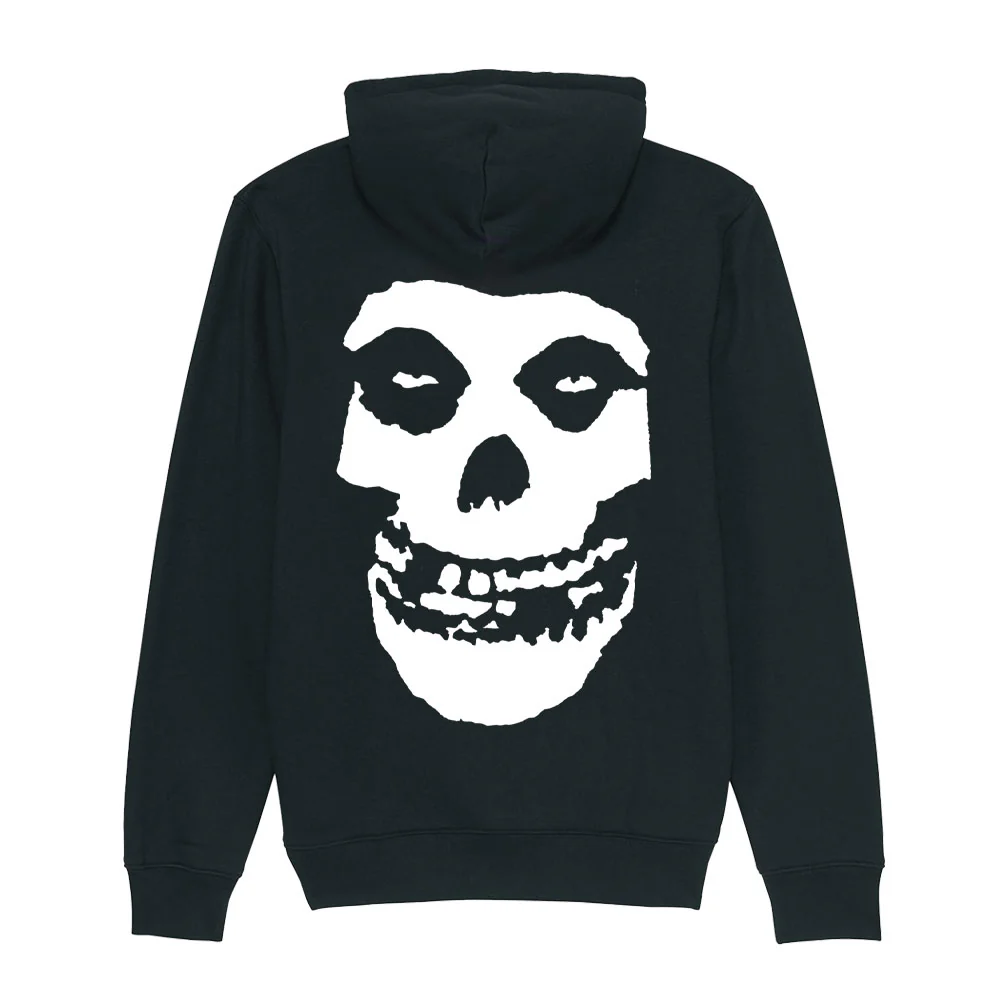 Misfits Fiend Skull Black Pullover Hoodie - Image 2