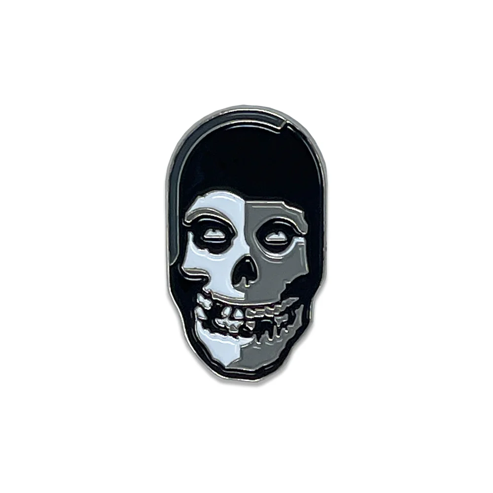 Misfits Fiend Skull by Tom Whalen Grey