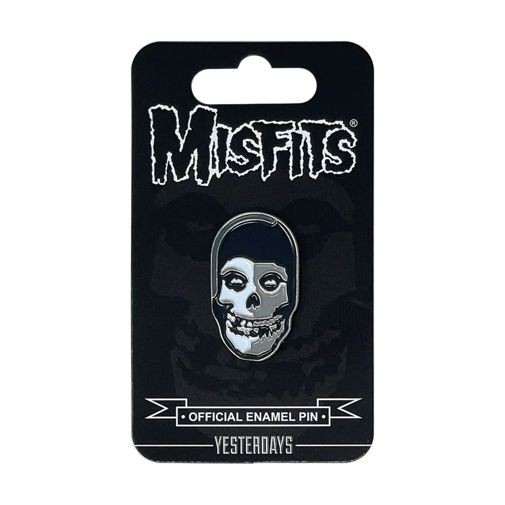 Misfits Fiend Skull by Tom Whalen Grey - Image 2