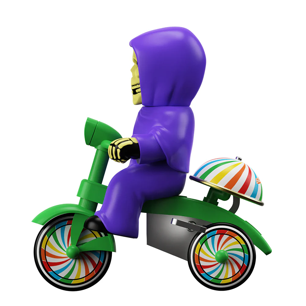Misfits Fiend Super Cycle (Purple w/ Green Trike) - Image 4