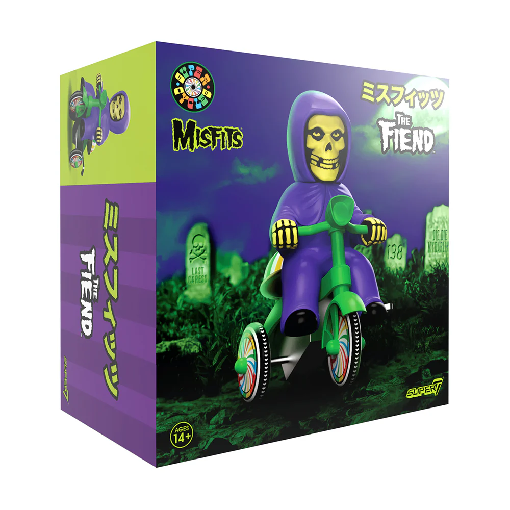 Misfits Fiend Super Cycle (Purple w/ Green Trike) - Image 6