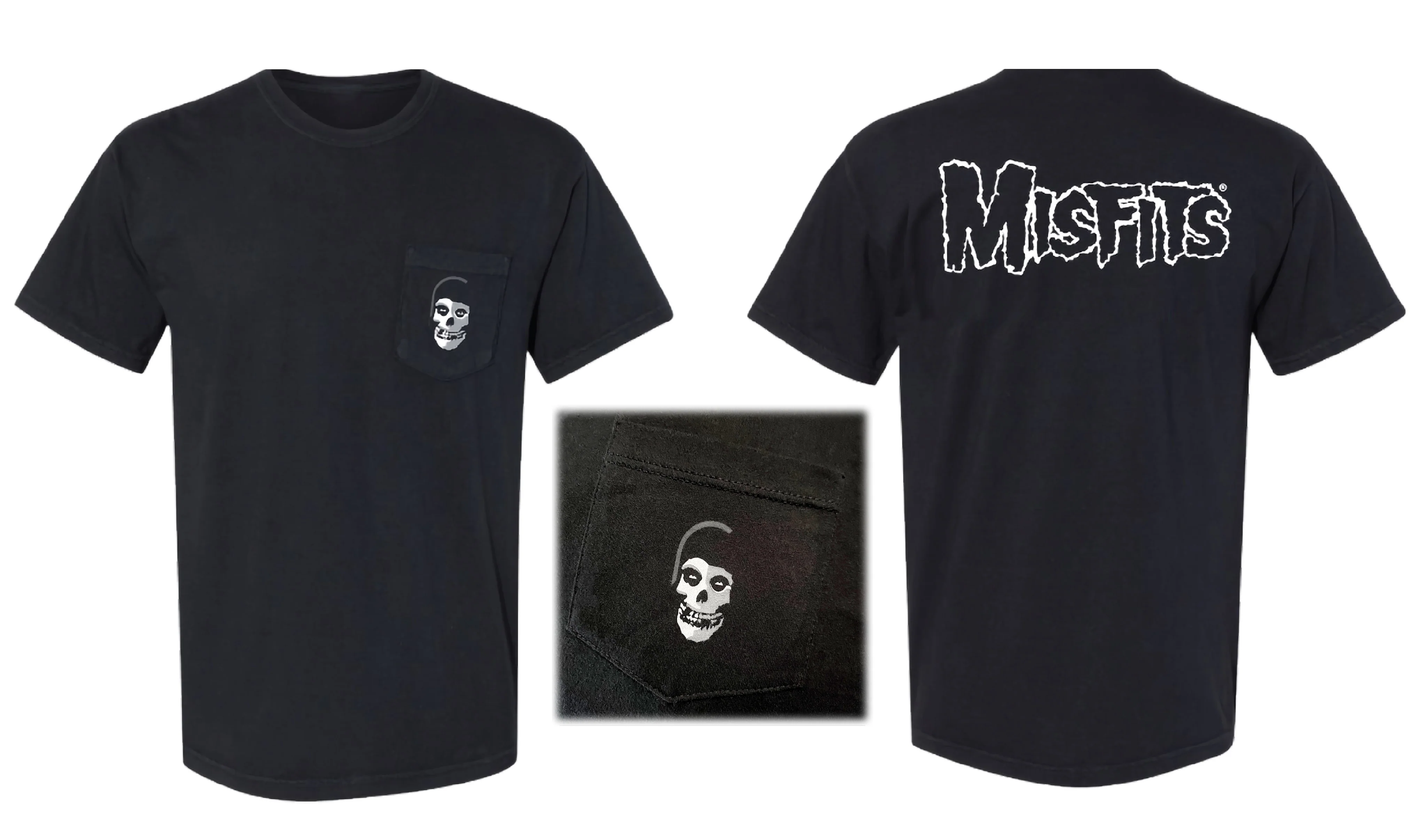 Whalen Fiend Skull Pocket Tee - Image 3